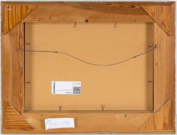 ALY BEN SALEM, mixed media on glass.