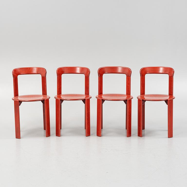 Bruno Rey, four "Rey Chair" chairs, Kusch & Co, Germany.