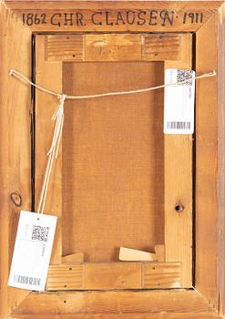 CHRISTIAN VALDEMAR CLAUSEN, oil on canvas, signed.