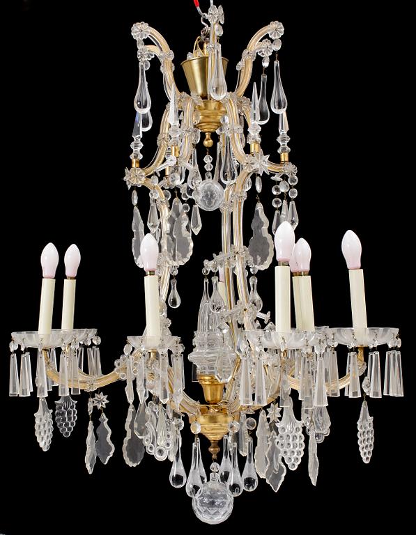 LJUSKRONA, rokokostil, 1900-tal. H 102.