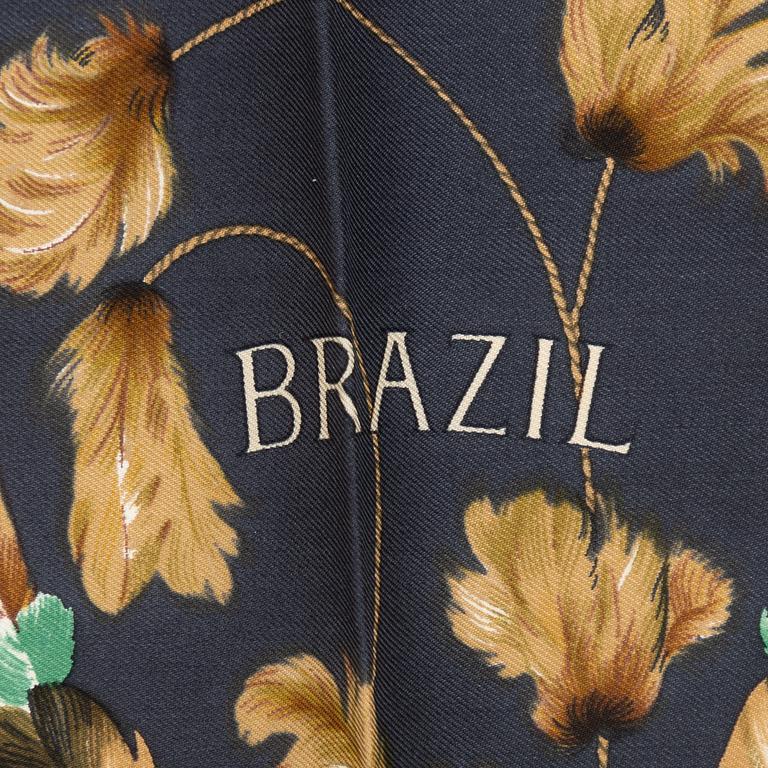 Hermès, scarf, "Brazil".