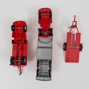 Three diecast Tekno vehicles Denmark 1960s.