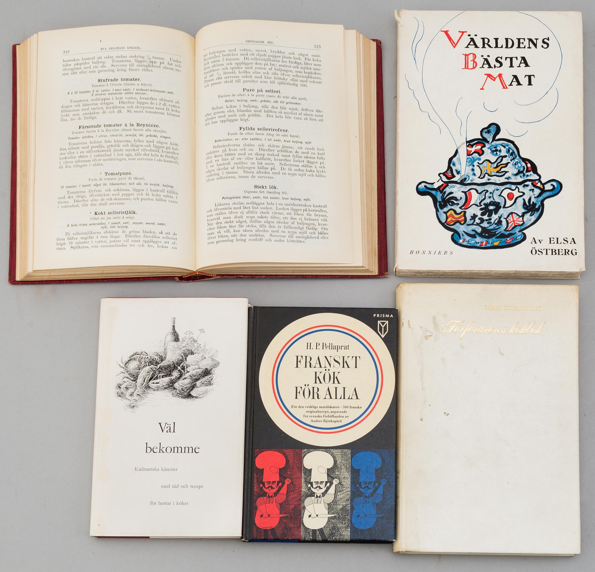 KOKBÖCKER, 10 volymer.