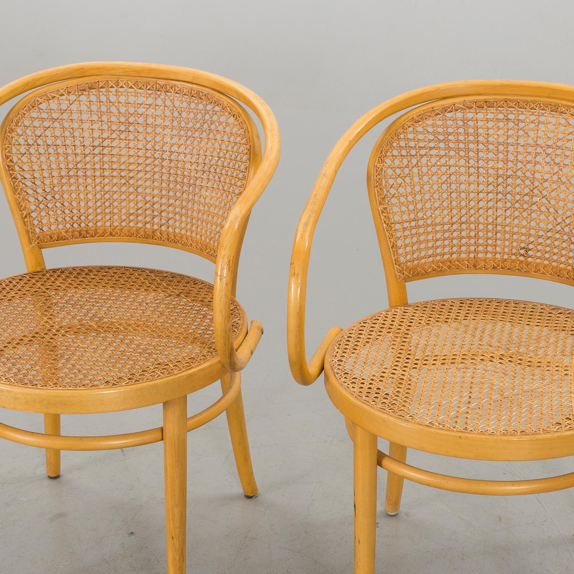 KARMSTOLAR, ett par, 1900-talets andra hälft.