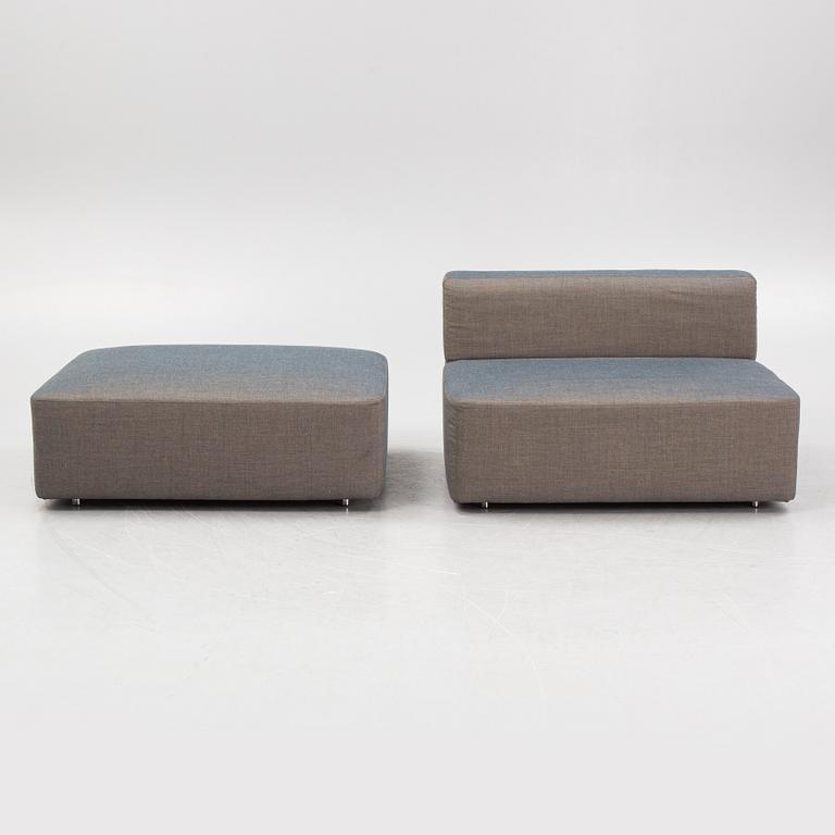 Christophe Pillet, a sofa and an ottoman,  Offecct.