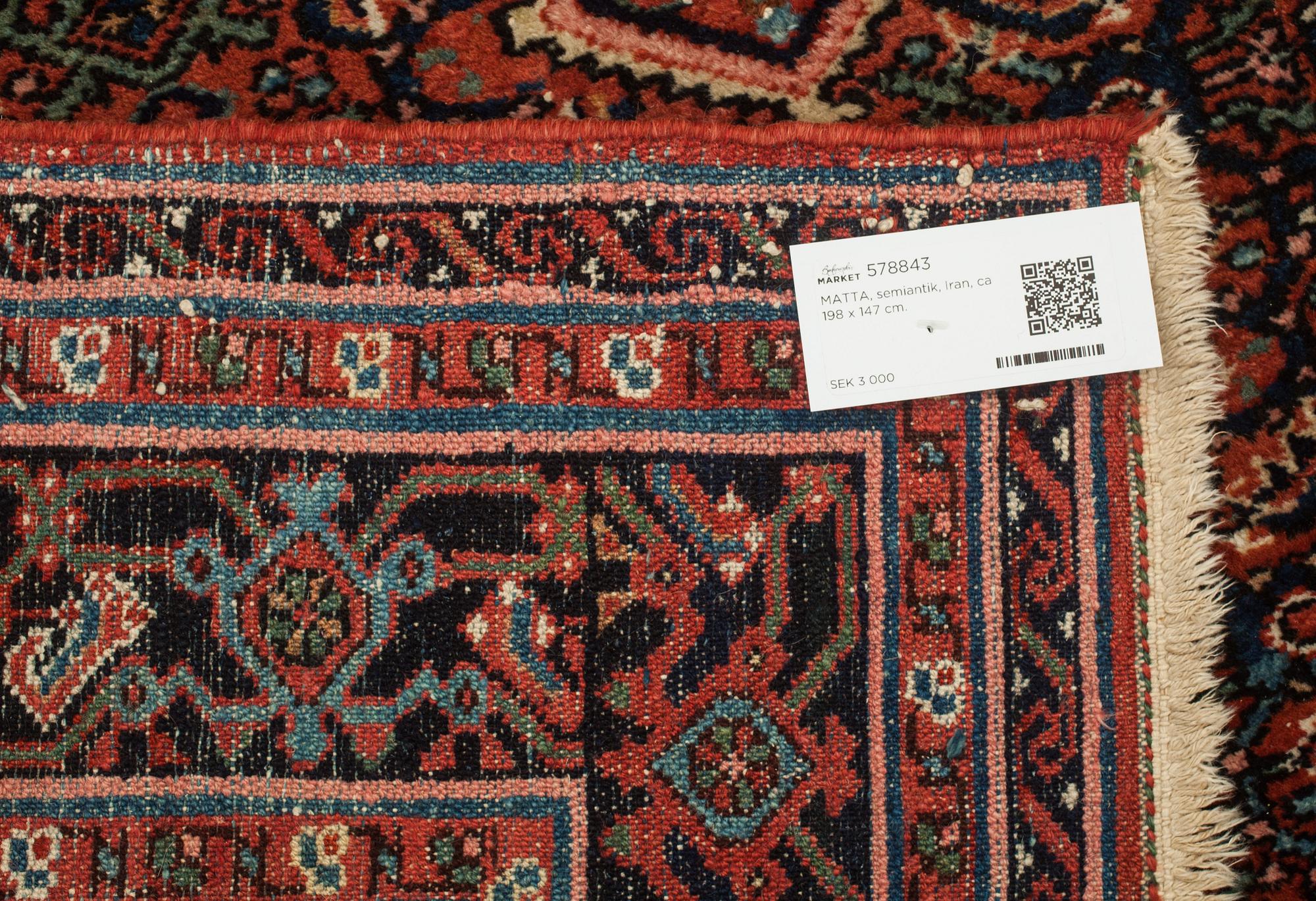MATTA, semiantik, Iran, ca 198 x 147 cm.