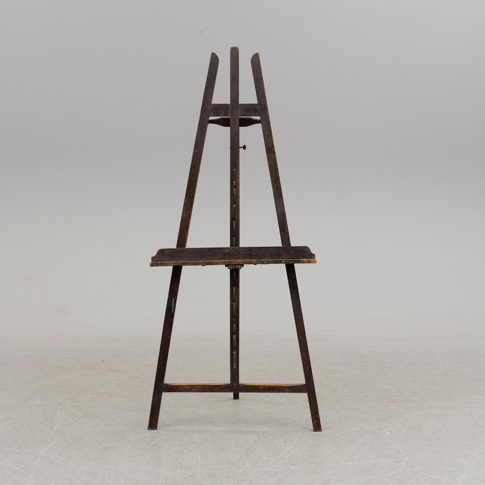 an easel from around 1900.