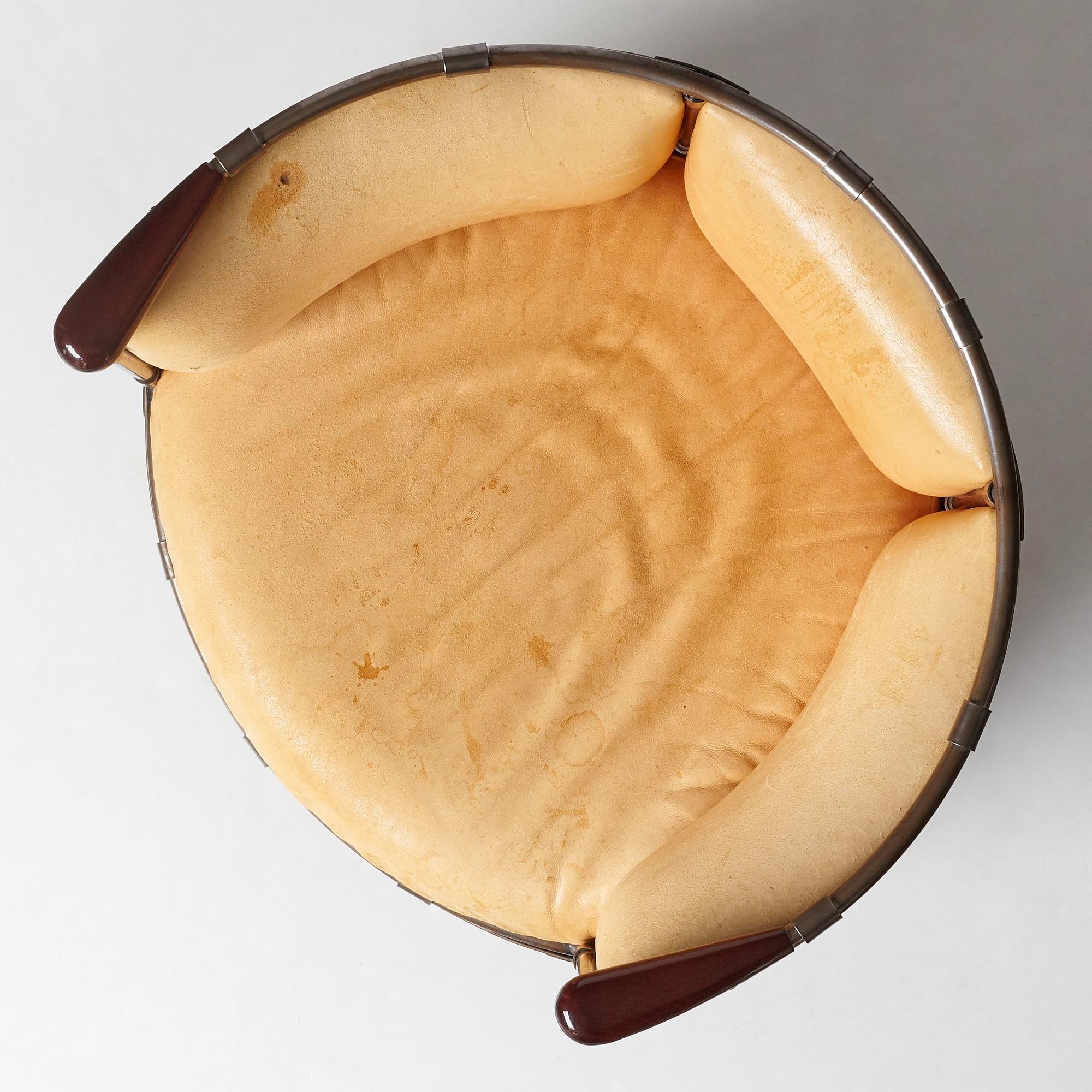 Mats Theselius, an easy chair, "Älgskinnsfåtöljen", Källemo, Sweden post 1991.