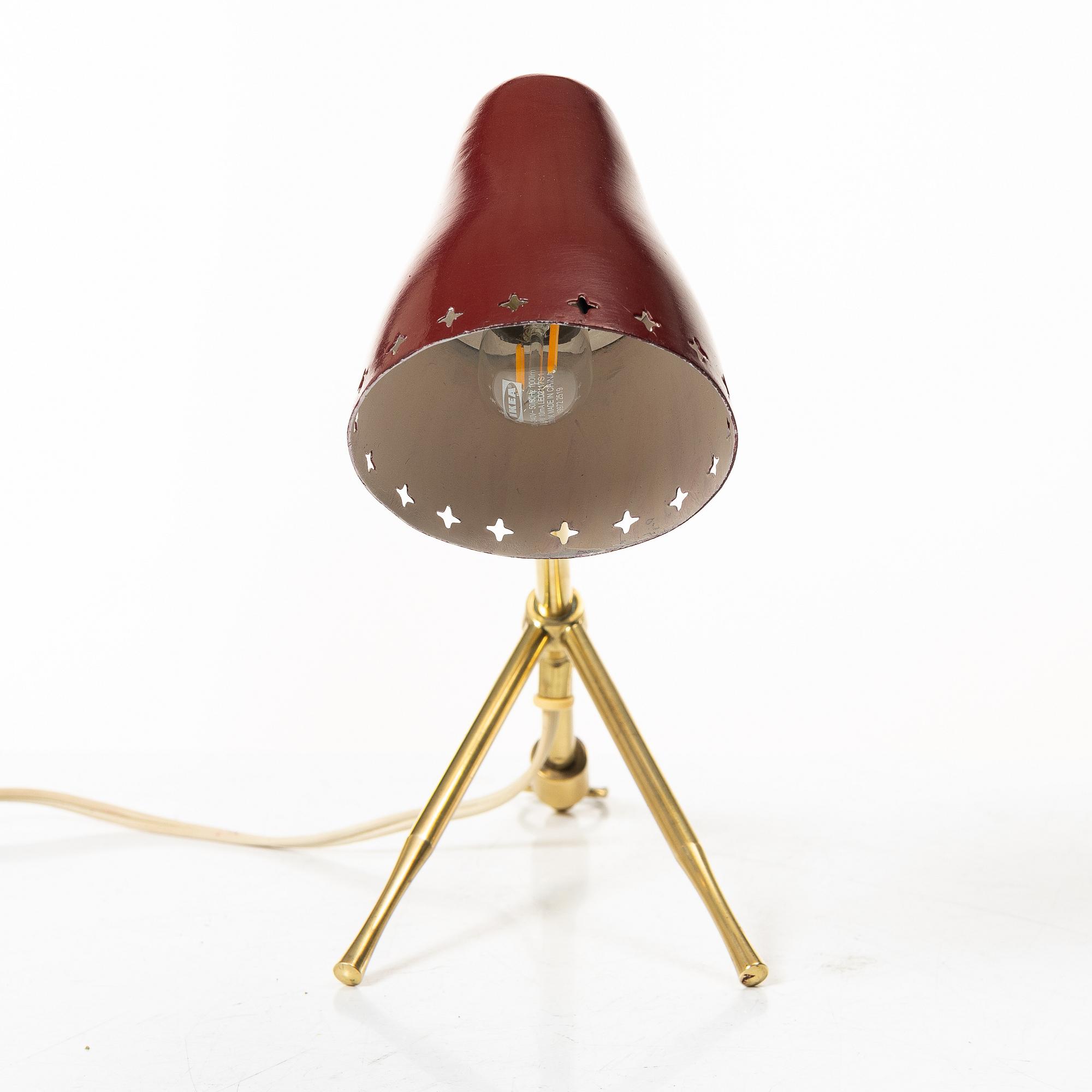 Boris Lacriox, bordslampa, Falkenbergs Belysning, 1900-talets mitt.