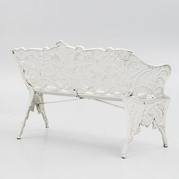 A garden sofa, Melins Metallgjuteri, Anderstorp, second half of the 20th Century.