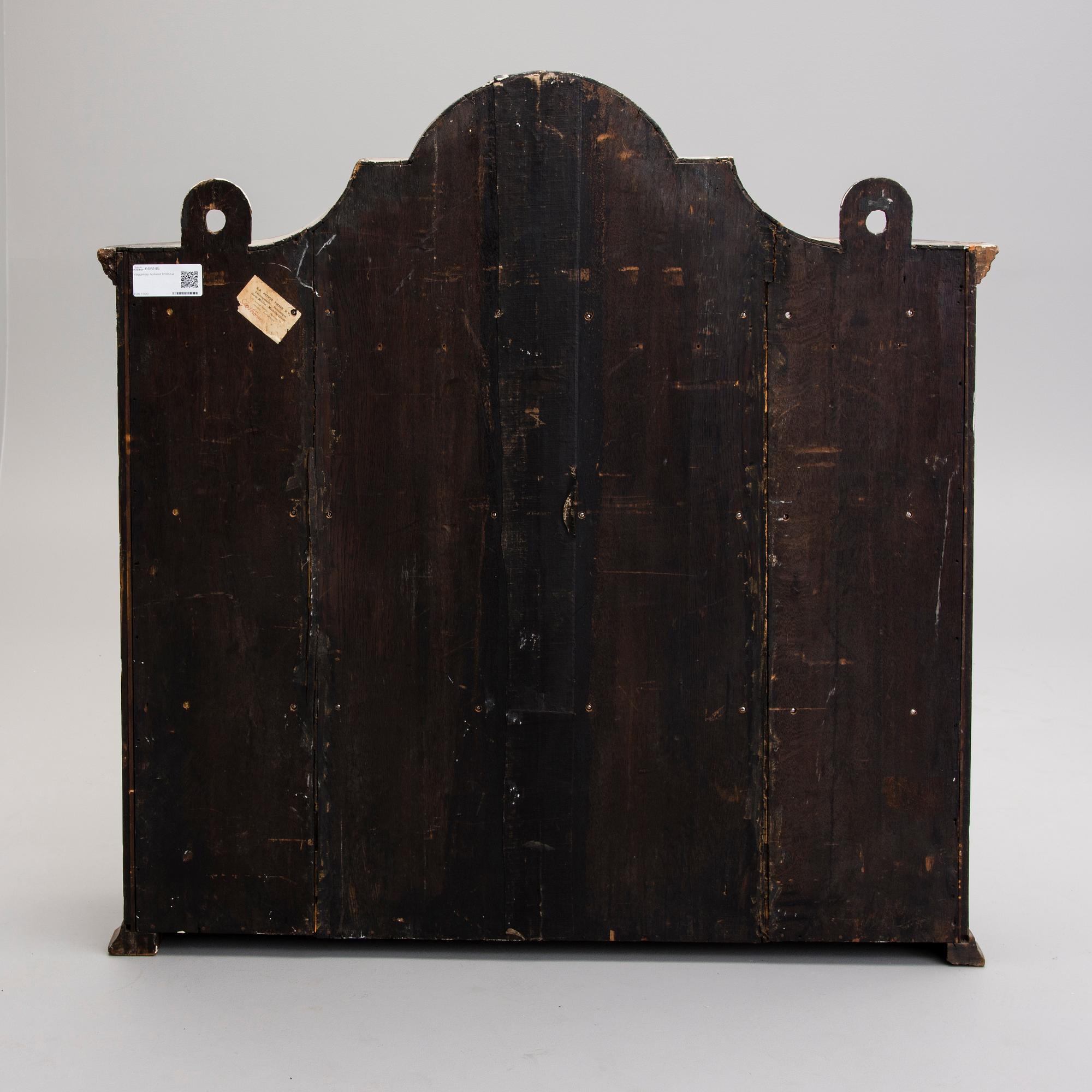 A WALL CABINET, 18th Century, Holland.