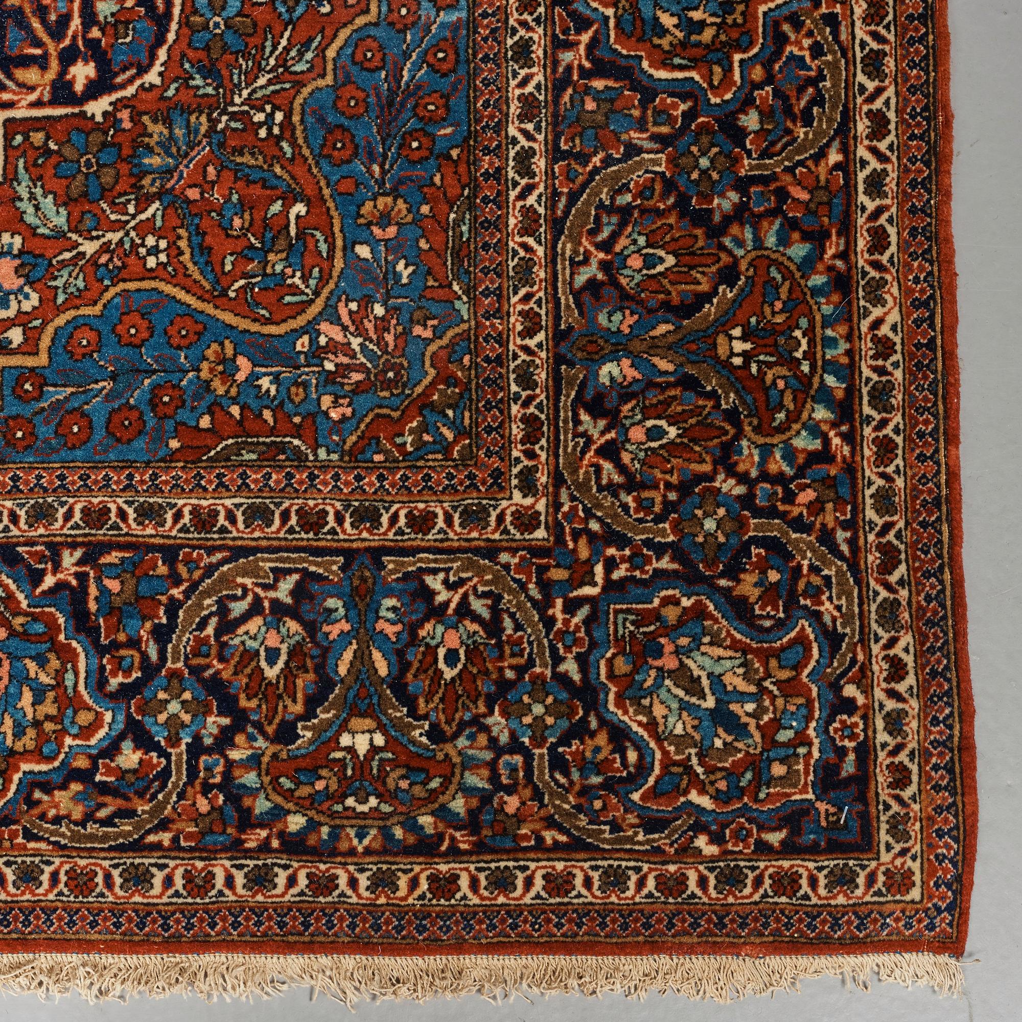 RUG. Semi-antique Kashan, possibly Motachem.  208,5 x 132,5 cm.