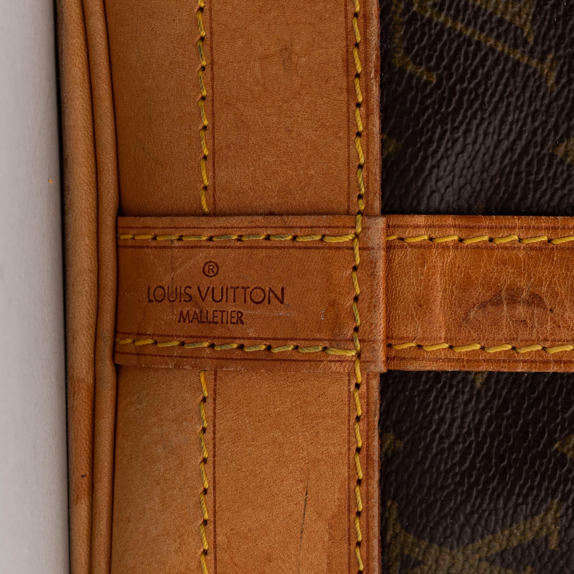 Louis Vuitton, a 'Noé' monogram canvas handbag, 1990.