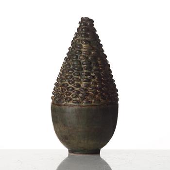 Axel Salto, a stoneware vase, Royal Copenhagen, Denmark.