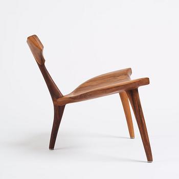 Morten Stenbæk, a "Whale Chair", No. 17, his own studio, Denmark, 2018.