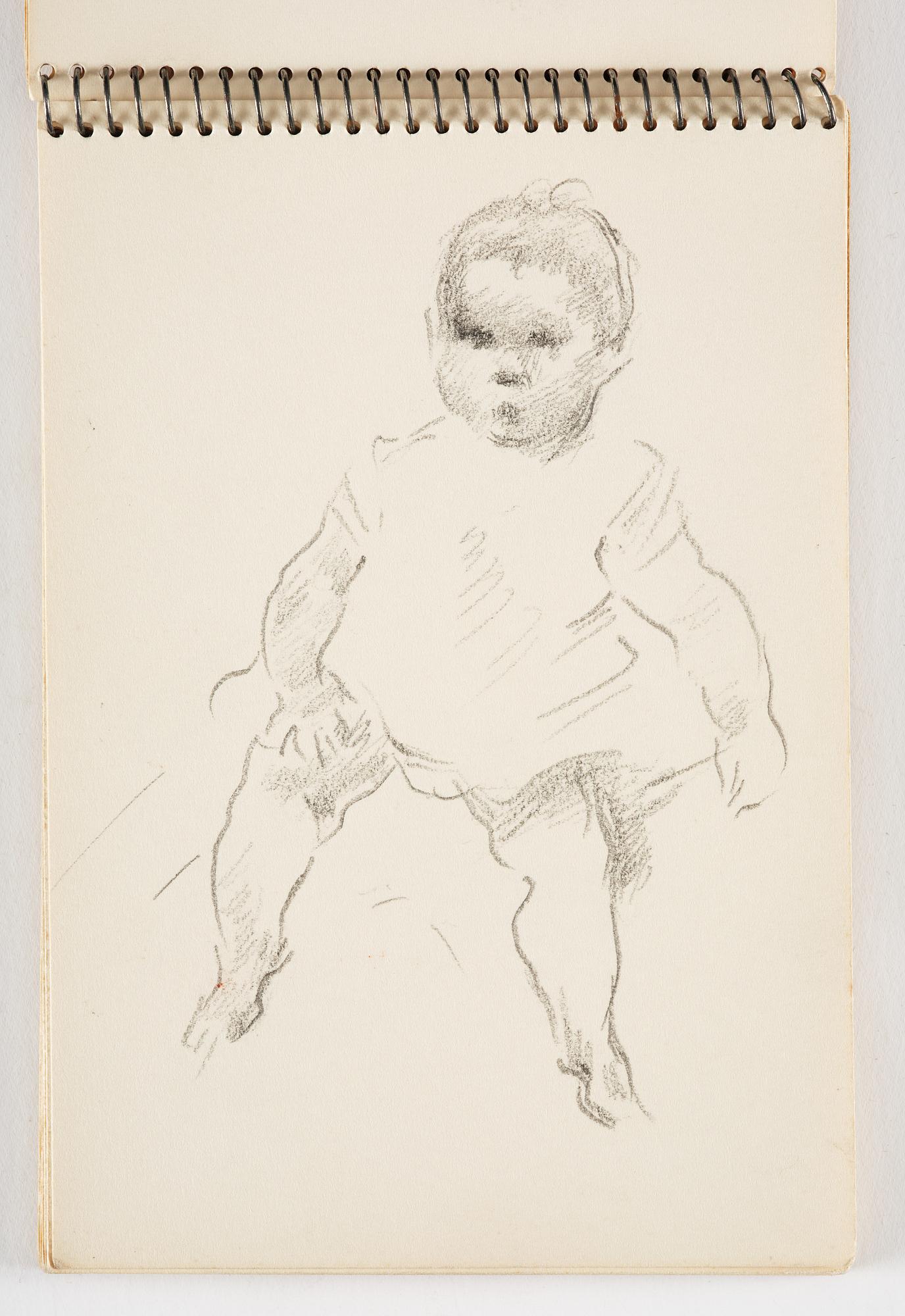 Lotte Laserstein, 4 skissböcker med blyertsteckningar.