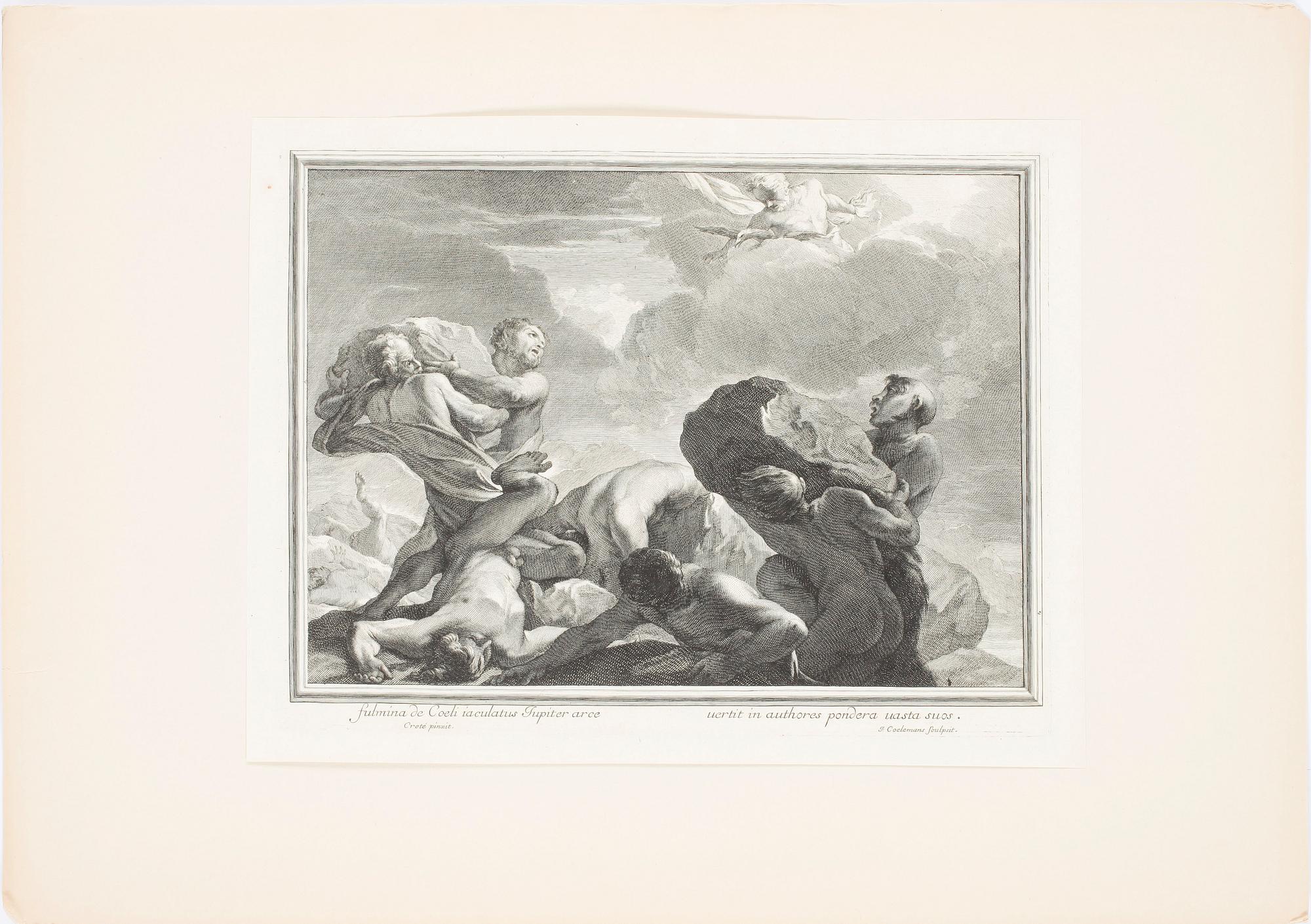PARTI GRAFIK, 7 st, 1700-tal samt AKVARELLER, 2 st, av Jocke Åkerblom, daterade 1927.