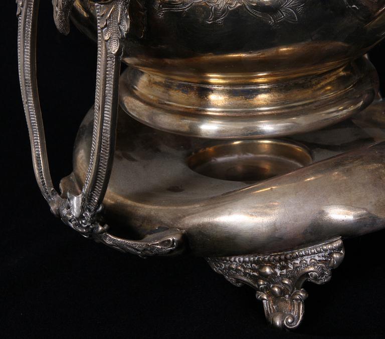 SAMOVARER, 2 st, metall, 1900-tal.