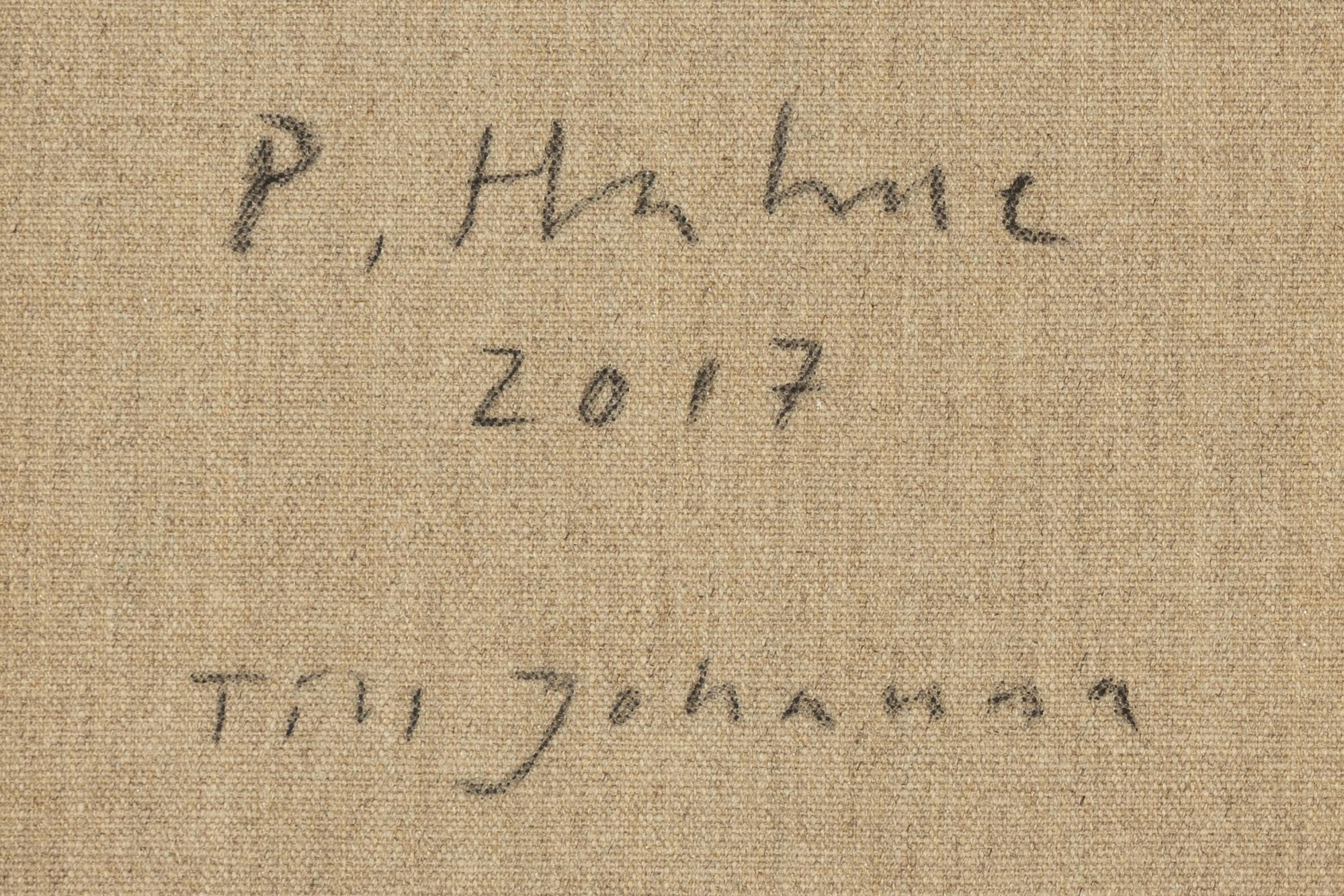 Peter Hahne, olja på duk, signerad och daterad 2017 a tergo.