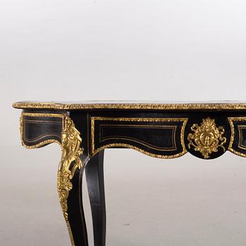 SKRIVBORD, boulle-stil, 1800-talets andra hälft.