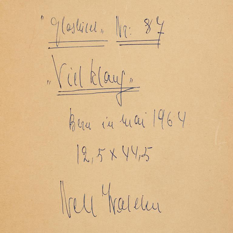 Nell Walden, "Glasbildt nr 87".