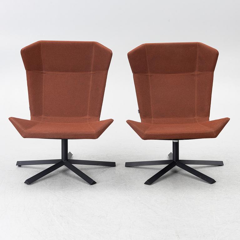 Fåtöljer, ett par, "Stealth", Johanson design, 2000-tal.