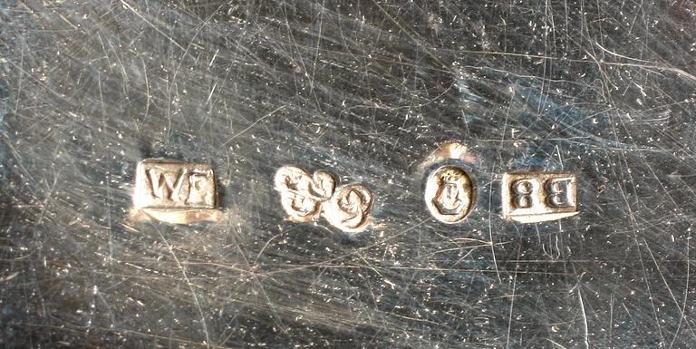 DOSOR, 6 st, silver, 1900-tal, tot vikt 444 g.