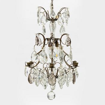 A rococo style chandelier, 20th Century.
