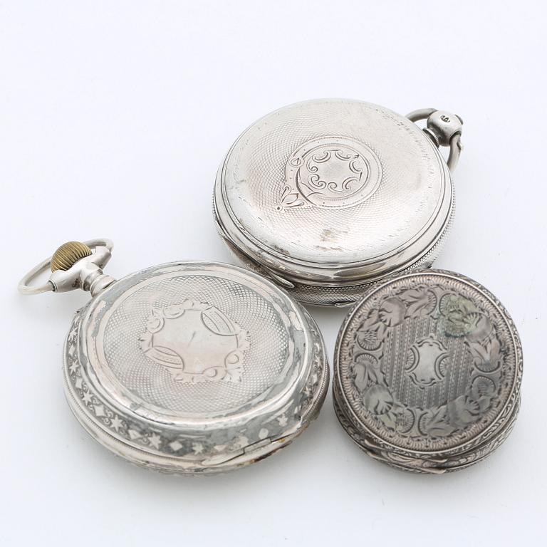 3 PCS OF POCKET WATCH,