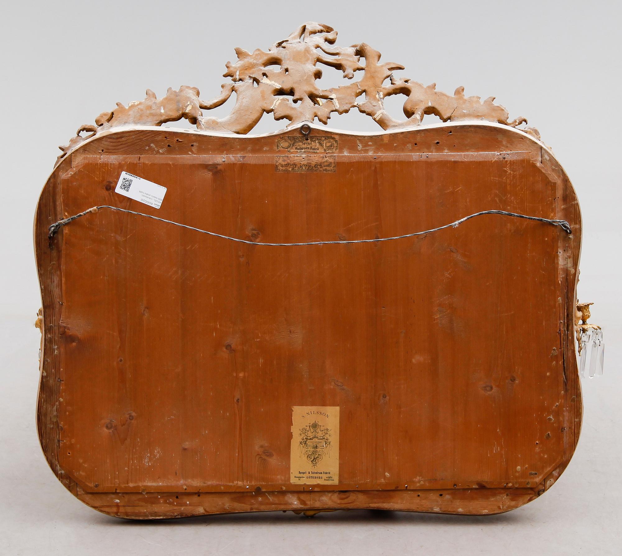 SPEGEL, rokokostil, 1800-talets andra hälft.
