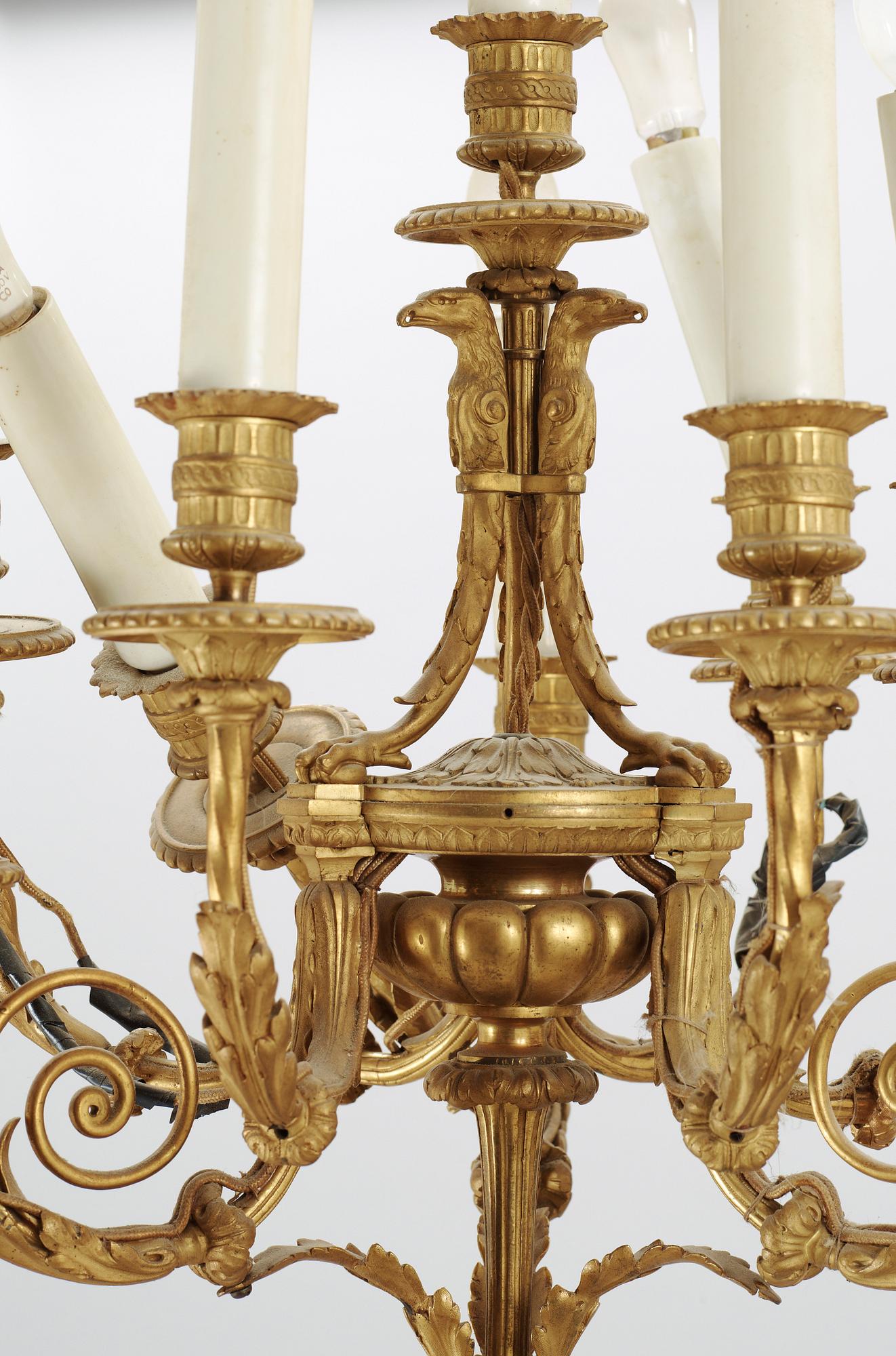 GOLVLAMPA, nyrokoko, brons samt marmor, 1800-talets andra hälft.