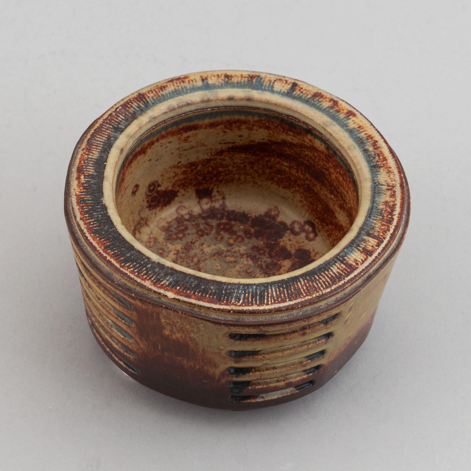 Wilhelm Kåge, a "Farsta" stoneware bowk, Gustavsberg studio, Sweden.