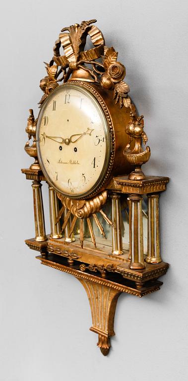 VÄGGPENDYL, gustaviansk, 1700-tal.