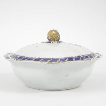 LOCKKAROTT, kompaniporslin, Kina, 1700-tal.