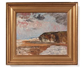 Carl Fredrik Hill, Coastal Landscape, Luc-sur-Mer (towards the Cliff of Lion-sur-Mer).