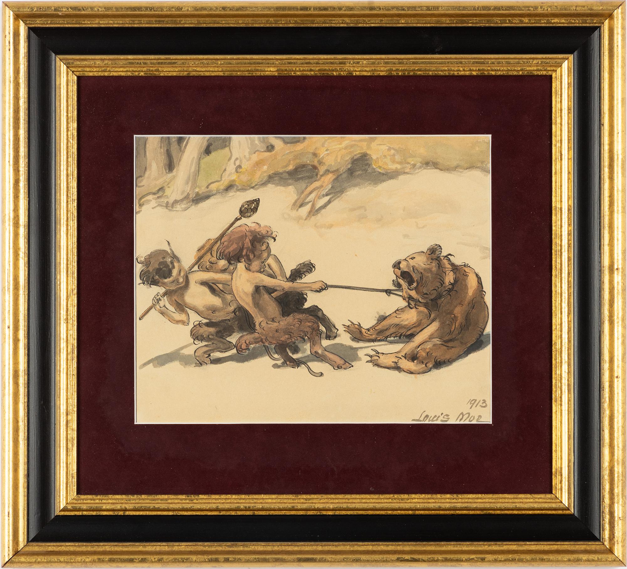 Louis Moe, ".....leg med en ung Björn".