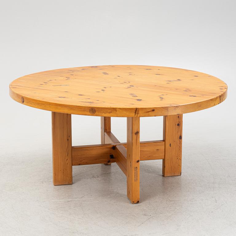Roland Wilhelmsson, an "Oden"  pine dining table, Ågesta, 1974.