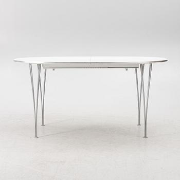 Bruno Mathsson & Piet Hein, dining table, "Superellipse", Fritz Hansen, Denmark, 2008.