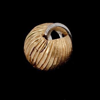 LÅS, 14k guld och vitguld, Ole Lynggaard, Danmark, 2000-tal. Vikt 2 g.