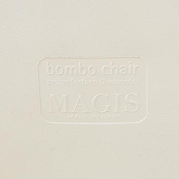 Stefano Giovannoni, a set of four 'Bombo chair', bar chairs, Magis, Italy.
