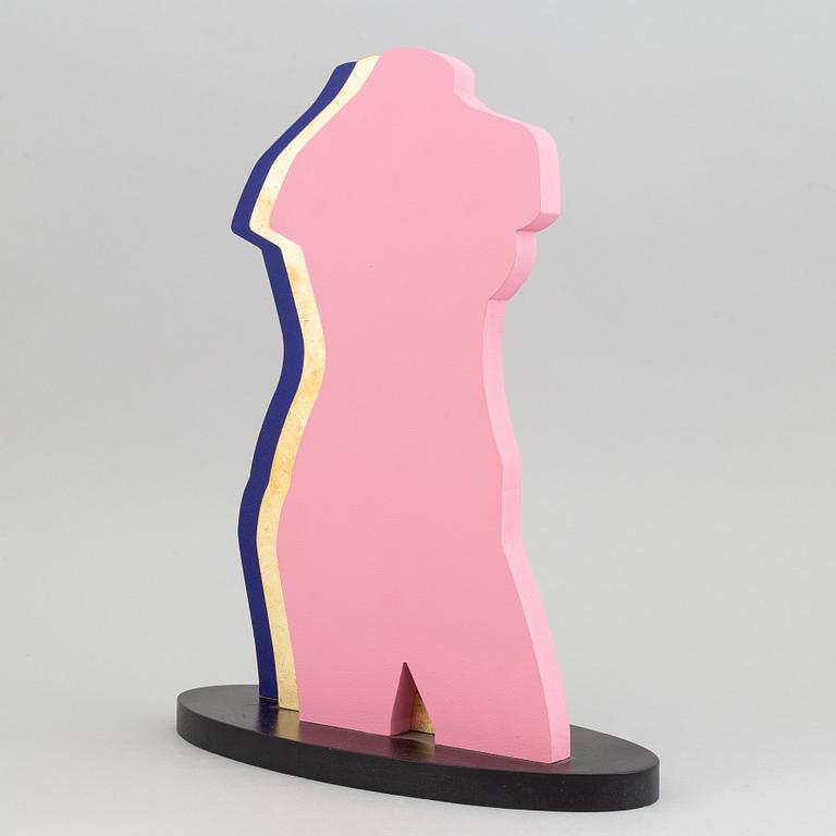 Michael Qvarsebo, painted wood, signed and numbered 5/8.