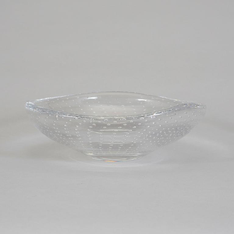 SKÅLFAT, glas, Vicke Lindstrand, Kosta.