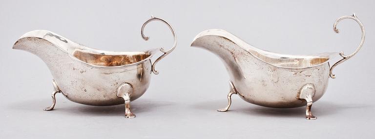 SÅSSNIPOR, ett par, silver, Barker Brothers, Chester, England, 1914. Tot. v . 488 g.