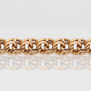 ARMBAND, 18K guld, Spanien, efter 1934. Vikt ca 28,28 g.