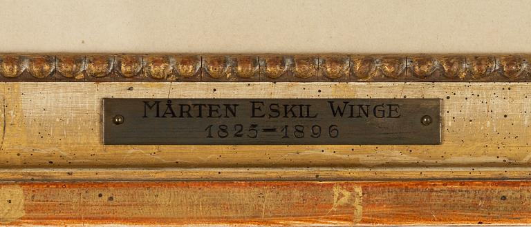 Mårten Eskil Winge, tillskriven, akvarell.