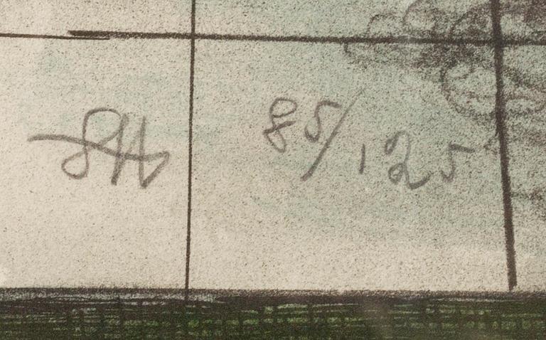 STAFFAN HALLSTRÖM, färglitografi, monogramsignerad och numrerad 85/125.