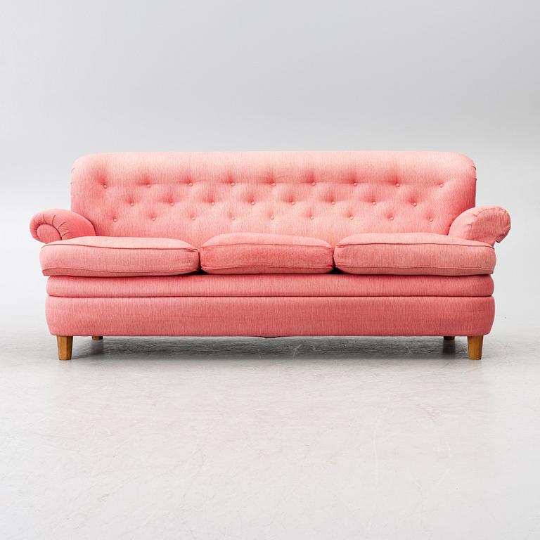 Josef Frank, a model 678 sofa, Firma Svenskt Tenn, Sweden.