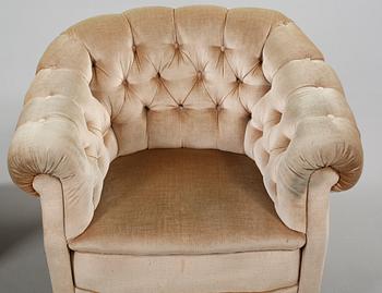 FÅTÖLJER, ett par, 1900-tal.