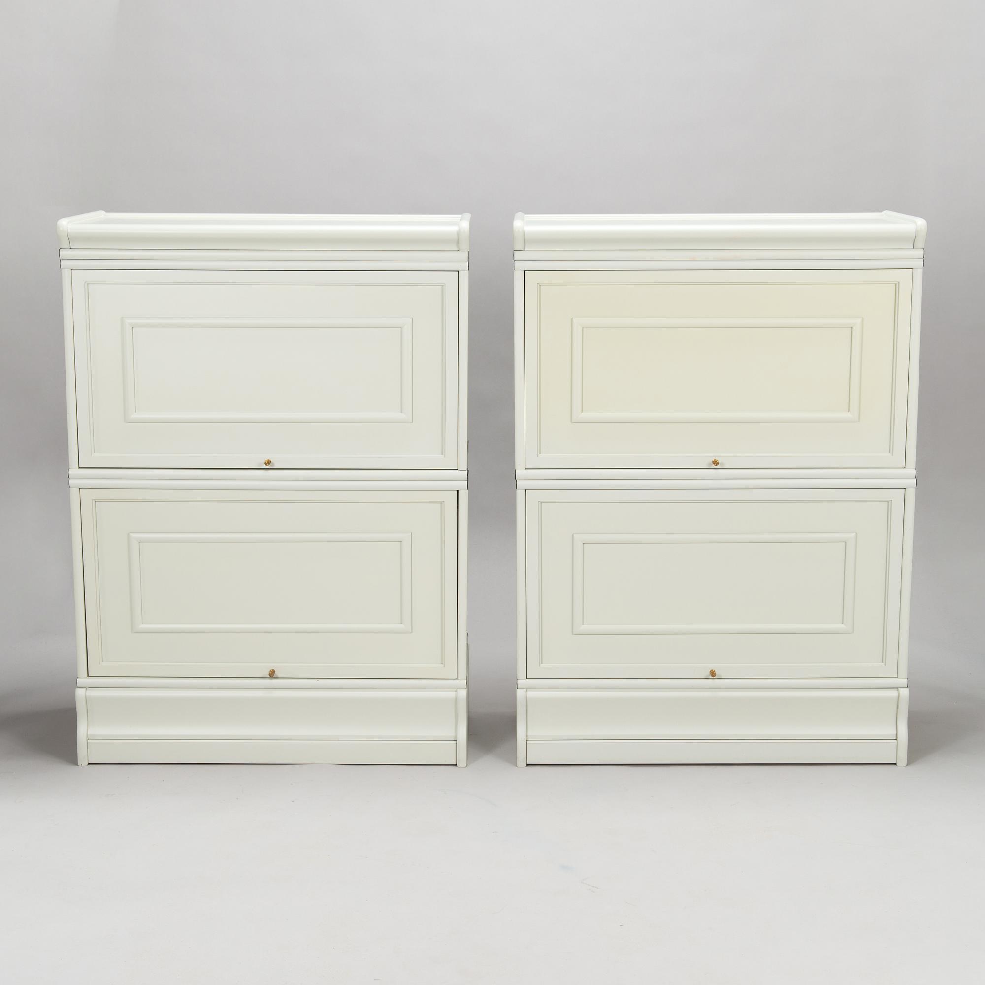 A 21st century 4-piece book cabinets / media storage for Boknäs.