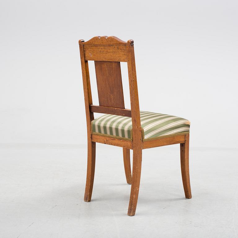 A 19th century desk and chair.